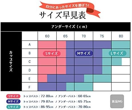 ドリームルナのサイズ表