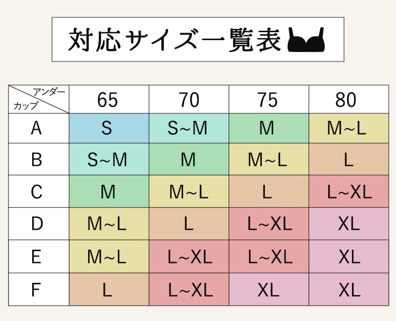 ゆめふわCLASSYのサイズ